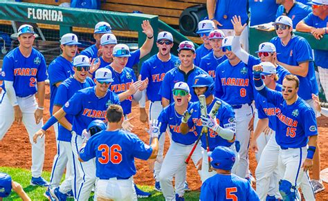 Florida Gators Baseball History vs Florida State University.